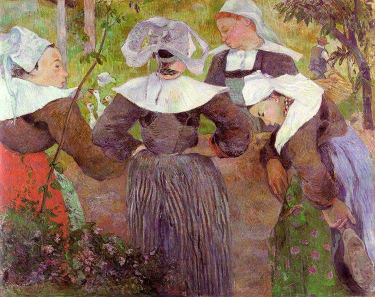 Paul Gauguin Four Breton Women china oil painting image